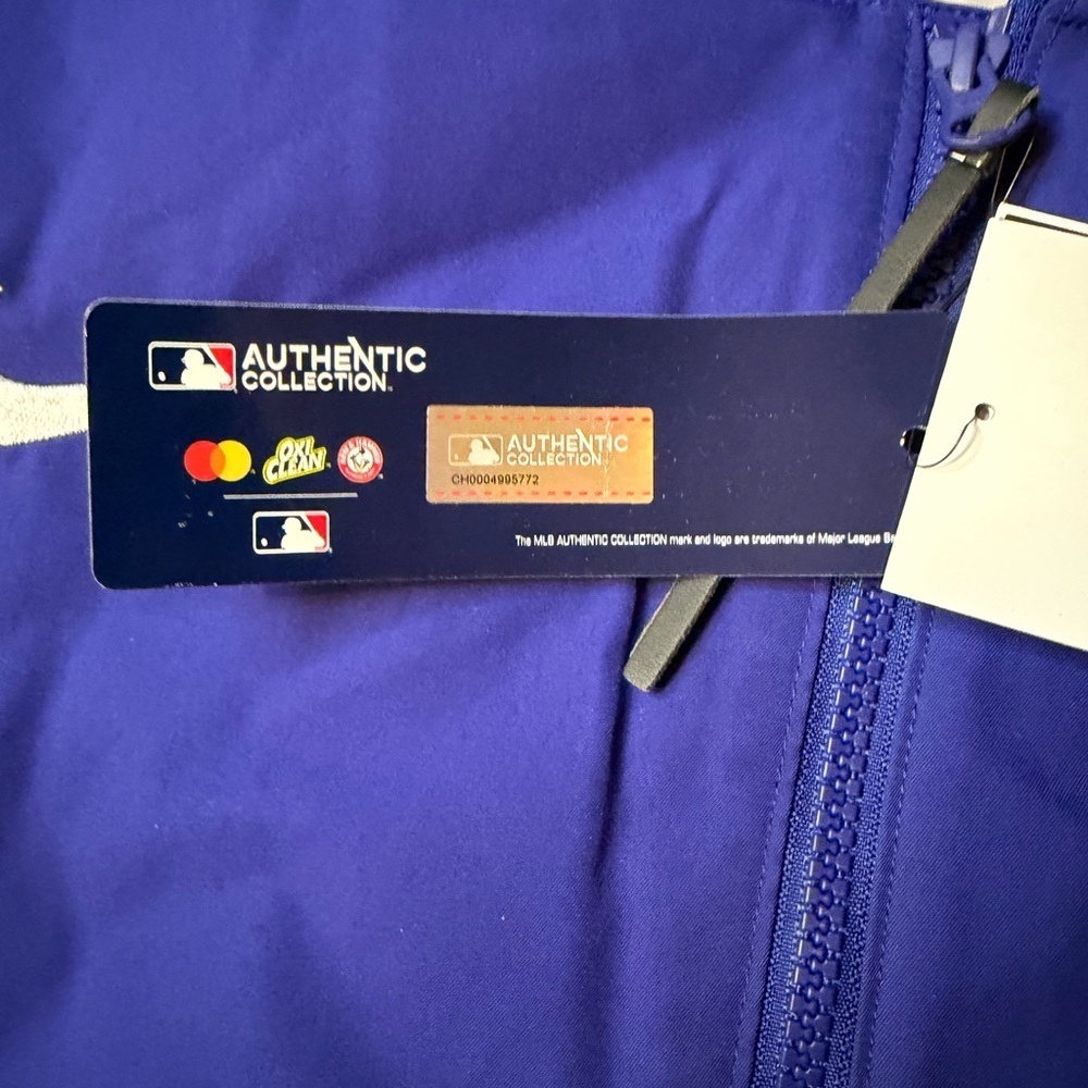 NWT Nike LA Los Angeles Dodgers Baseball Dugout Full Zip Jacket Coat Mens XL - Picture 10 of 14